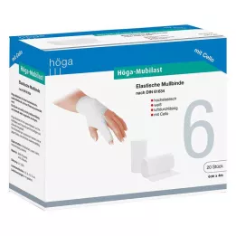HÖGA-MUBILAST Bandaż mocujący 6 cmx4 z celofanem, 1 szt