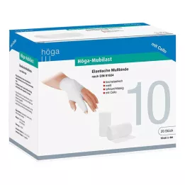 HÖGA-MUBILAST Bandaż mocujący 10 cmx4 z celofanem, 1 szt