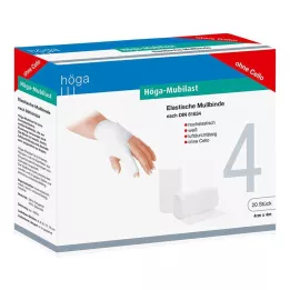 HÖGA-MUBILAST Bandaż mocujący 4 cmx4 m bez celofanu, 20 szt