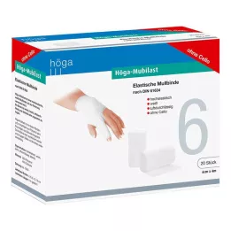 HÖGA-MUBILAST Bandaż mocujący 6 cmx4 m bez celofanu, 20 szt