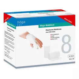 HÖGA-MUBILAST Bandaż mocujący 8 cmx4 m bez celofanu, 20 szt