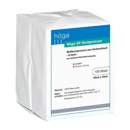 HÖGA-KOMPRESSEN OP 10x10 cm niesterylne 8x, 100 szt