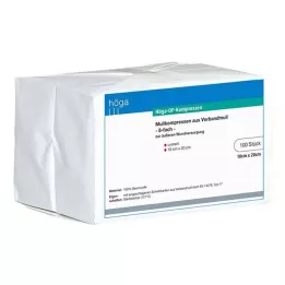 HÖGA-KOMPRESSEN OP 10x20 cm niesterylne 8x, 100 szt
