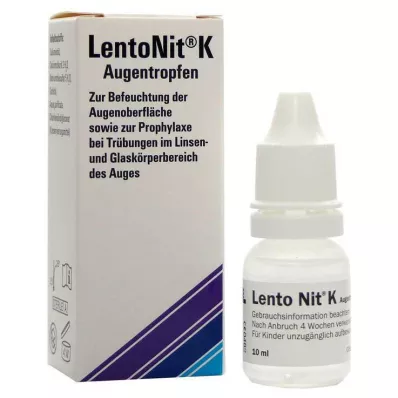 Krople do oczu Lento Nit K, 10 ml Krople do oczu Lento Nit K, 10 ml
