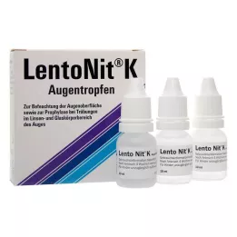 LENTO NIT K Krople do oczu, 3X10 ml