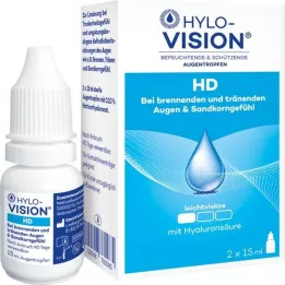 HYLO-VISION HD Krople do oczu, 2 x 15 ml