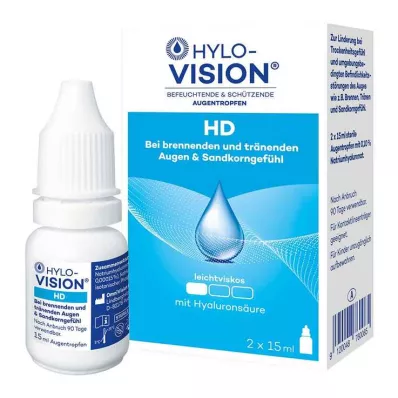 Krople do oczu Hylo-Vision HD , 2x15 ml Krople do oczu Hylo-Vision HD , 2x15 ml