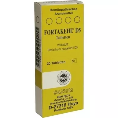 FORTAKEHL D 5 tabletek, 20 szt