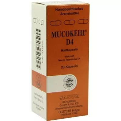 MUCOKEHL Kapsułki D 4, 20 szt