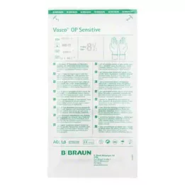 VASCO OP Rękawice dla osób wrażliwych, sterylne, bezpudrowe, rozmiar 8,5, 2 szt