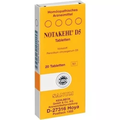 NOTAKEHL D 5 tabletek, 20 szt