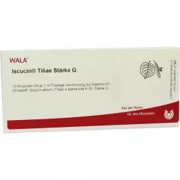 ISCUCIN tiliae Starch G Ampułki, 10 x 1 ml