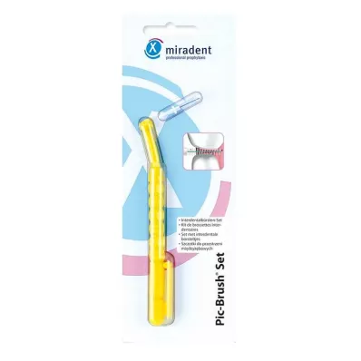 MIRADENT Interd.Pic-Brush Set żółty, 1 szt MIRADENT Interd.Pic-Brush Set żółty, 1 szt
