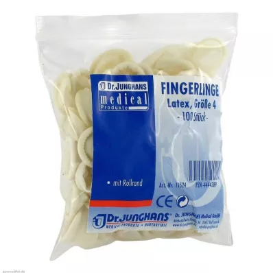FINGERLING OP Lateks rozmiar 4 w rolce, 100 szt FINGERLING OP Lateks rozmiar 4 w rolce, 100 szt