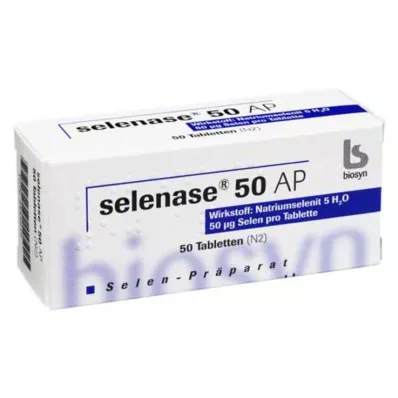 SELENASE 50 AP tabletek, 50 szt SELENASE 50 AP tabletek, 50 szt