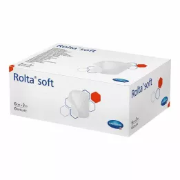 ROLTA miękki syntetyczny bandaż bawełniany 6 cmx3 m, 6 szt