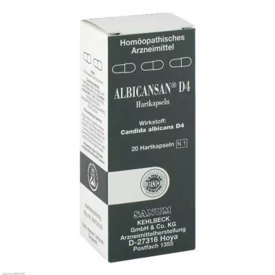 Albicansan D 4 kapsułki, 20 szt