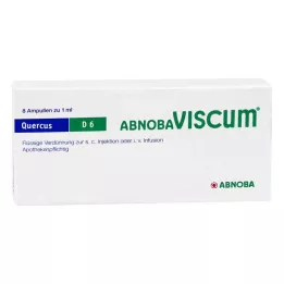 ABNOBAVISCUM Quercus D 6 Ampoules, 8 szt