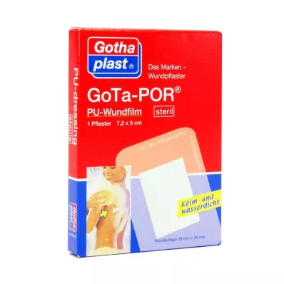 GOTA-POR Plaster na ranę 5x7,2 cm sterylny, 1 szt GOTA-POR Plaster na ranę 5x7,2 cm sterylny, 1 szt