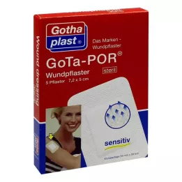 GOTA-POR Plaster na ranę 5x7,2 cm sterylny, 5 szt