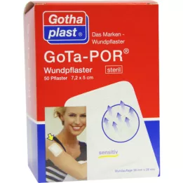 GOTA-POR Plaster na rany 5x7,2 cm sterylny, 50 szt