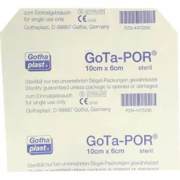 GOTA-POR Sterylny plaster na rany 60x100 mm, 1 szt