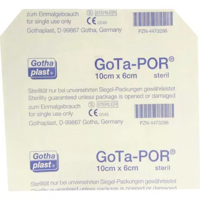 GOTA-POR Sterylny plaster na rany 60x100 mm, 1 szt
