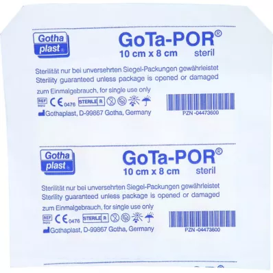 GOTA-POR Sterylny plaster na rany 80x100 mm, 1 szt