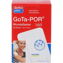 GOTA-POR Sterylny plaster na rany 100x150 mm, 50 szt