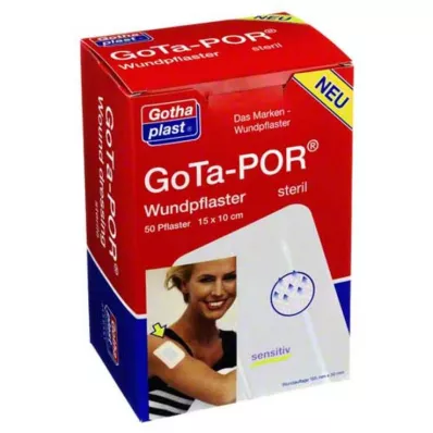 GOTA-POR Sterylny plaster na rany 100x150 mm, 50 szt
