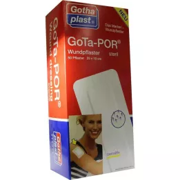 GOTA-POR Gips na rany sterylny 100x250 mm, 50 szt