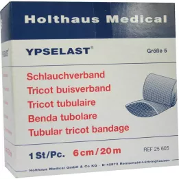 SCHLAUCHVERBAND Ypselast rozmiar 5 20 m biały, 1 szt