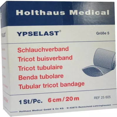 SCHLAUCHVERBAND Ypselast rozmiar 5 20 m biały, 1 szt SCHLAUCHVERBAND Ypselast rozmiar 5 20 m biały, 1 szt