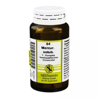 MERCURIUS SOLUBILIS Tabletki F Complex No.64, 120 szt