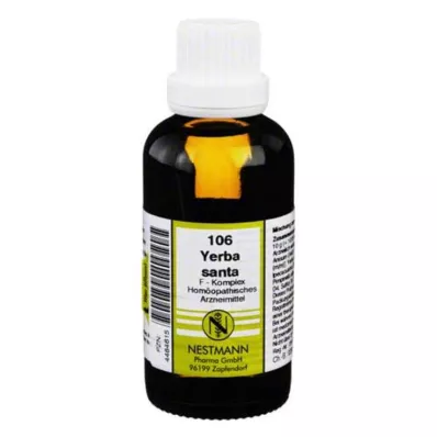 YERBA SANTA F Complex No.106 Rozcieńczenie, 50 ml YERBA SANTA F Complex No.106 Rozcieńczenie, 50 ml
