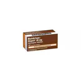 BALDRIAN DISPERT Tabletki powlekane 45 mg, 100 szt