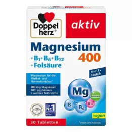 DOPPELHERZ Tabletki magnezu 400 mg, 30 szt