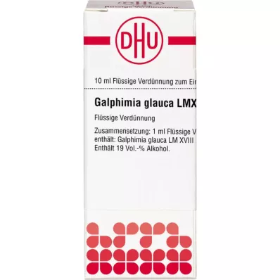 GALPHIMIA GLAUCA LM XVIII Rozcieńczenie, 10 ml
