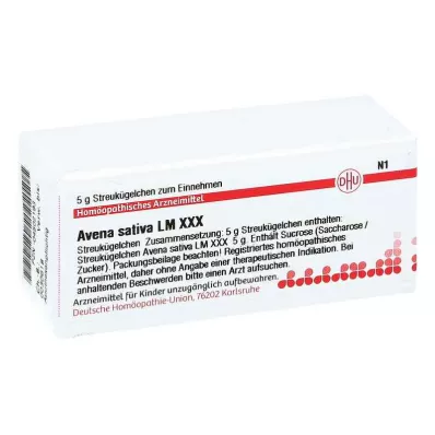 DHU LM Avena sativa XXX Globulki, 5 g DHU LM Avena sativa XXX Globulki, 5 g