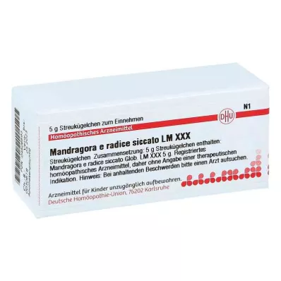 MANDRAGORA E radice siccata LM XXX Globules, 5 g