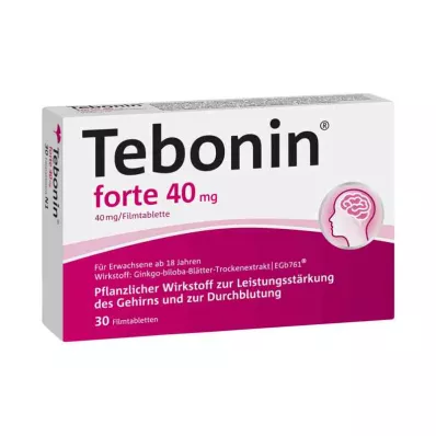 TEBONIN tabletki powlekane forte 40 mg, 30 szt TEBONIN tabletki powlekane forte 40 mg, 30 szt