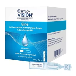 HYLO-VISION sine pipety jednodawkowe, 60X0,4 ml