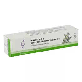BIOCHEMIE 9 Natrium phosphoricum D 6 Krem, 100 ml