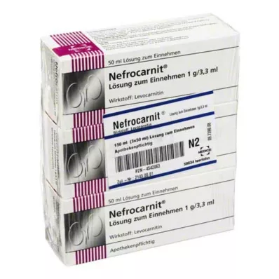 Nefrokarnit roztwór doustny, 150 ml Nefrokarnit roztwór doustny, 150 ml