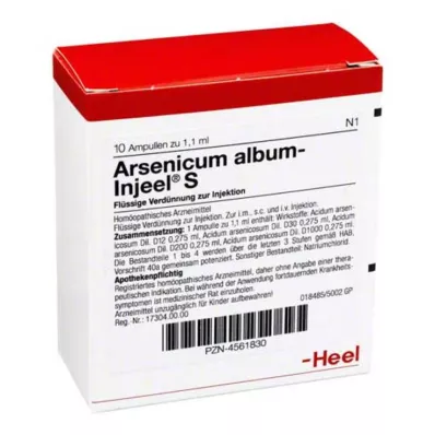 ARSENICUM ALBUM INJEEL Ampułki S, 10 szt