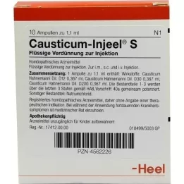 CAUSTICUM INJEEL Ampułki S, 10 szt