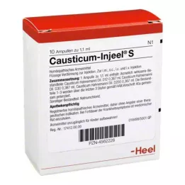 CAUSTICUM INJEEL Ampułki S, 10 szt