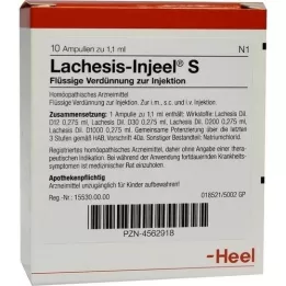 LACHESIS INJEEL Ampułki S, 10 szt