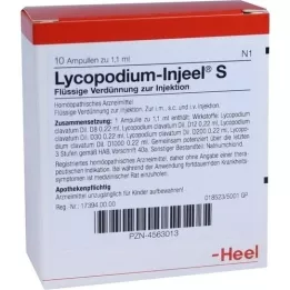 LYCOPODIUM INJEEL Ampułki S, 10 szt