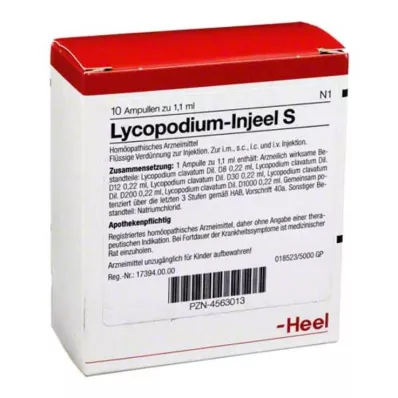 LYCOPODIUM INJEEL Ampułki S, 10 szt
